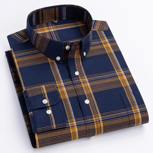 Men's Button-Down Shirt | Printed Check