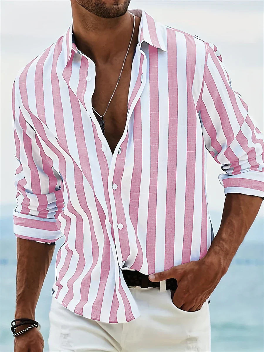 Men's Button-Down Shirt | Striped Relaxed