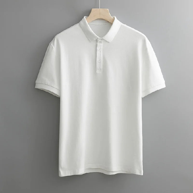 Men's Cotton Polo Shirt | Short-Sleeve Wrap