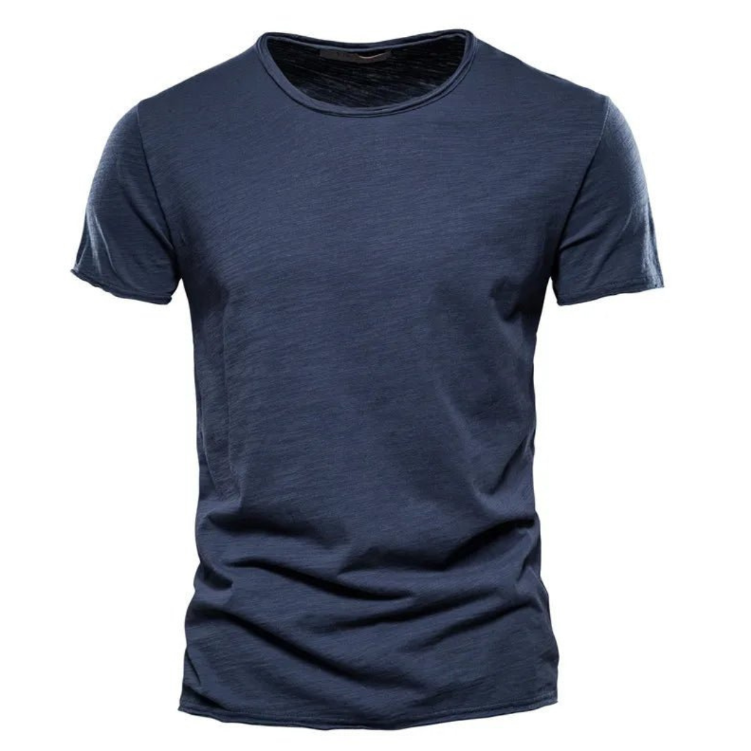 Men's Cotton Tee | Short-Sleeve Summer Casual