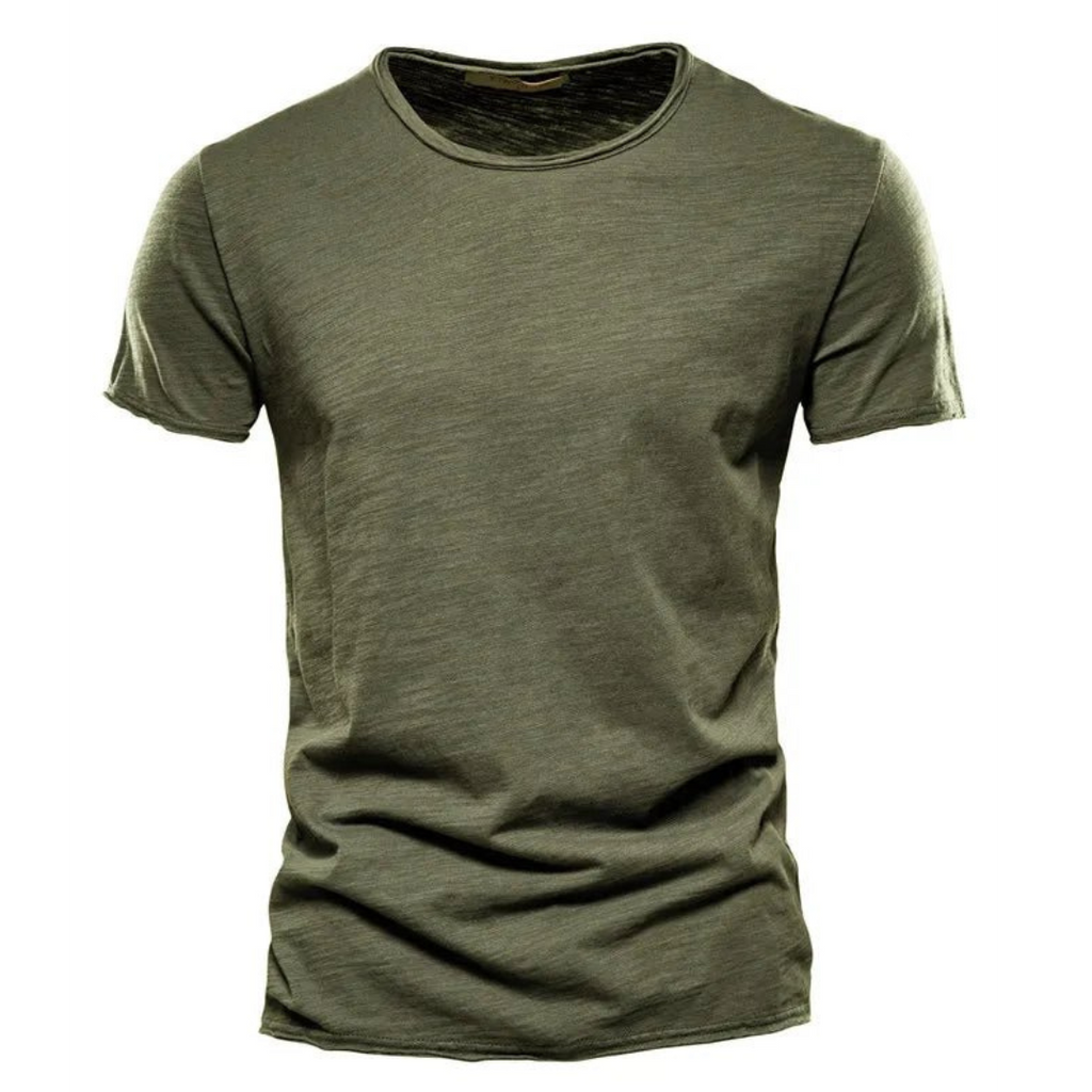 Men's Cotton Tee | Short-Sleeve Summer Casual