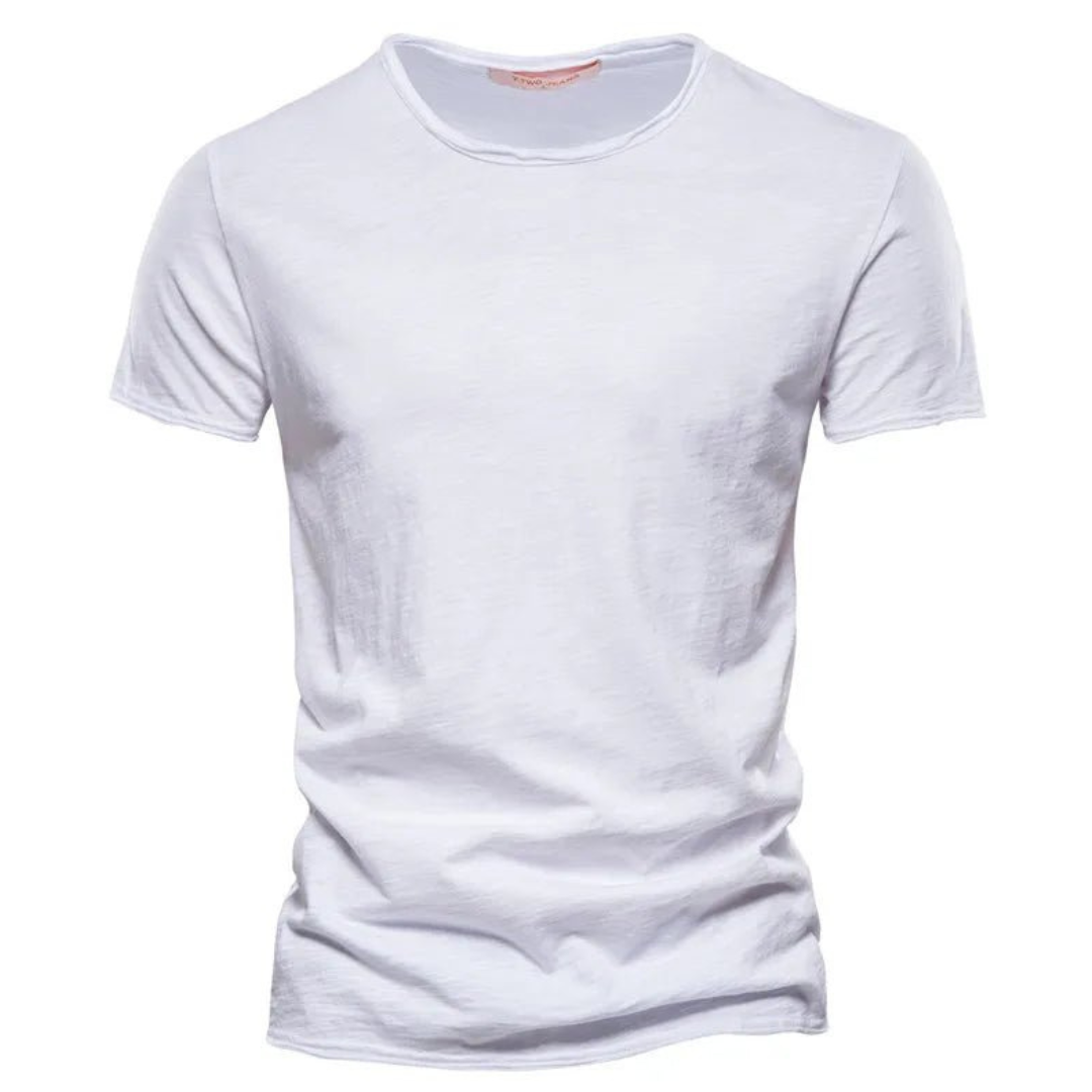 Men's Cotton Tee | Short-Sleeve Summer Casual