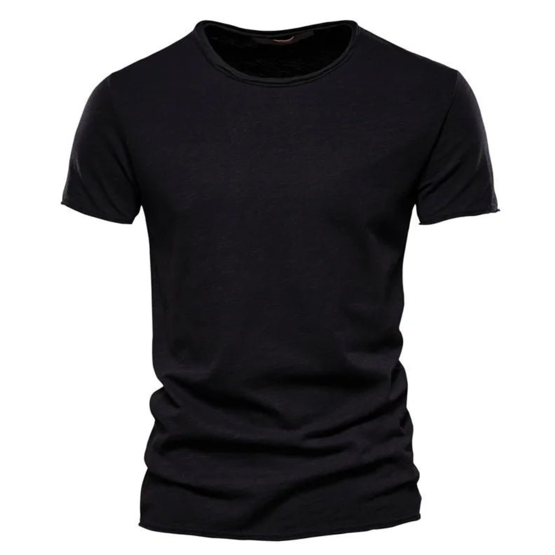 Men's Cotton Tee | Short-Sleeve Summer Casual