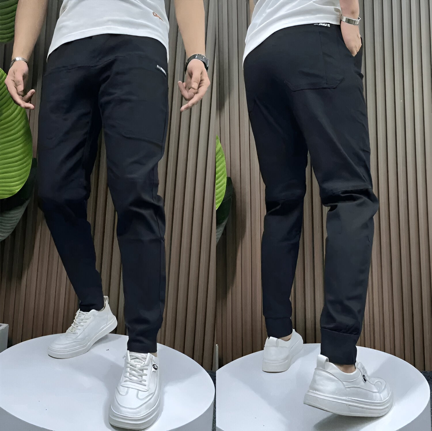 Men's Drawstring Pants | Stretch Cargo