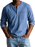 Men's Henley Shirt | Long-Sleeve Vintage