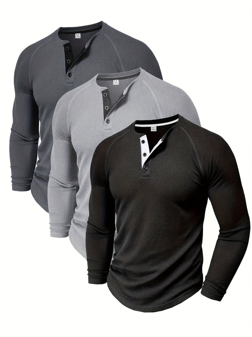 Men's Henley Top | Short-Sleeve Summer Casual