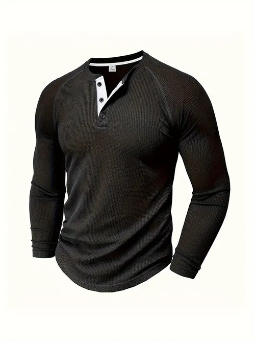 Men's Henley Top | Short-Sleeve Summer Casual