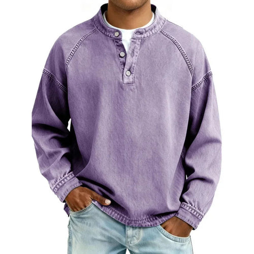 Men's Henley Top | Short-Sleeve Summer Casual