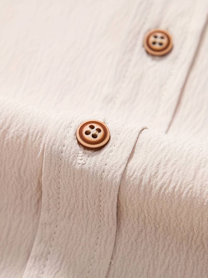 Men's Linen Shirt | Short-Sleeve Button-Down