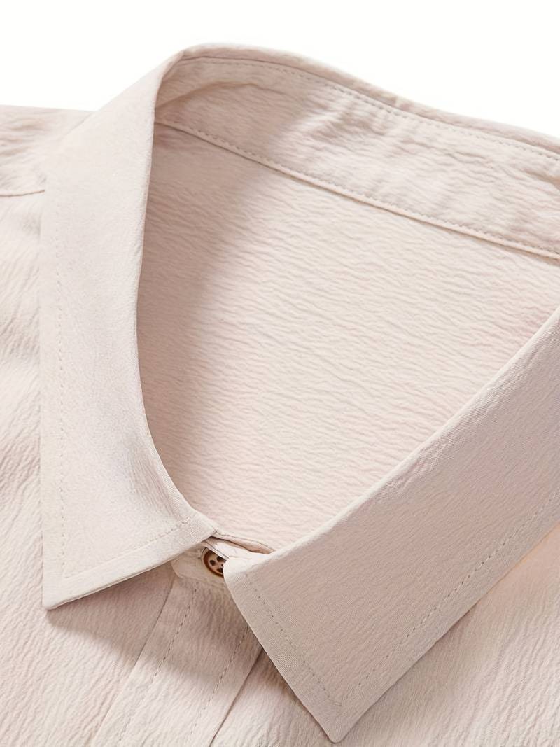 Men's Linen Shirt | Short-Sleeve Button-Down