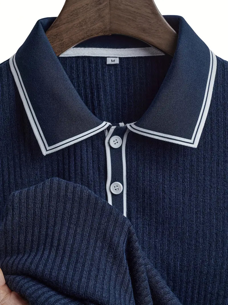 Men's Polo Shirt | Ribbed Custom