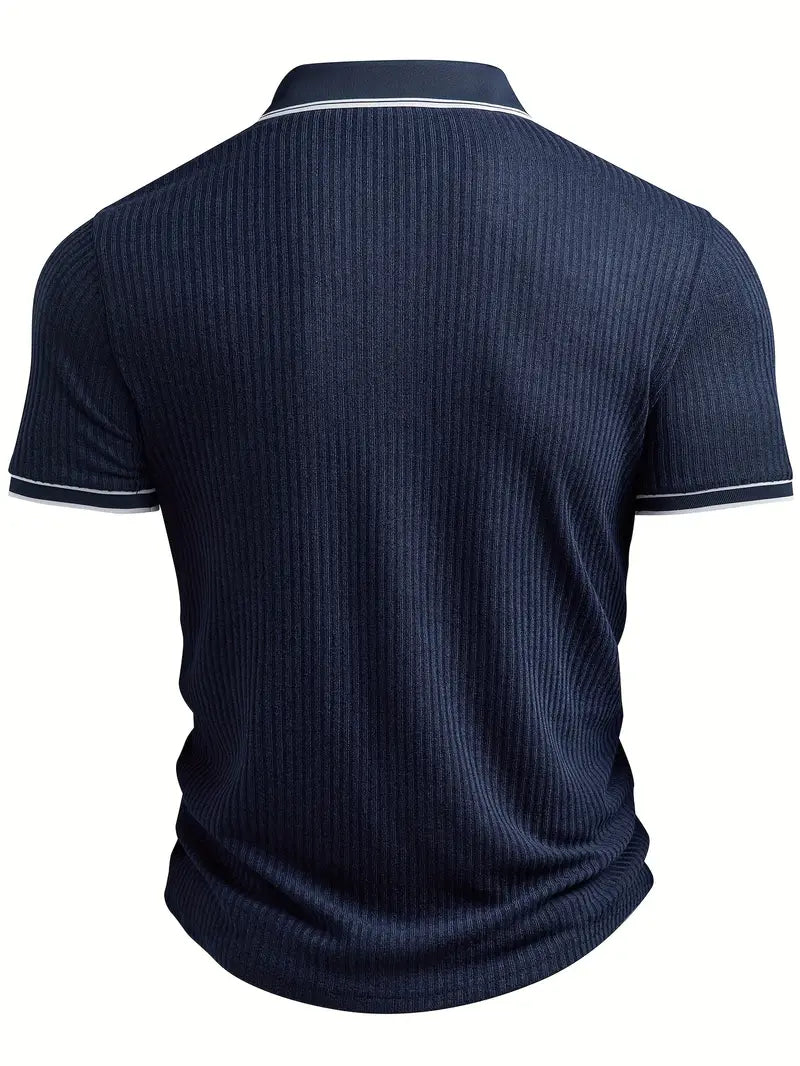 Men's Polo Shirt | Ribbed Custom