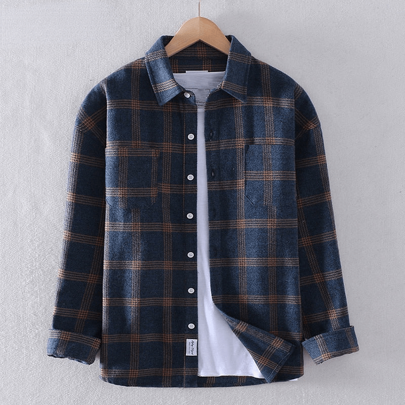 Men's Summer Shirt | Button-Down Short-Sleeve Casual