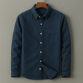 Men's Summer Shirt | Linen-Blend Short-Sleeve Casual