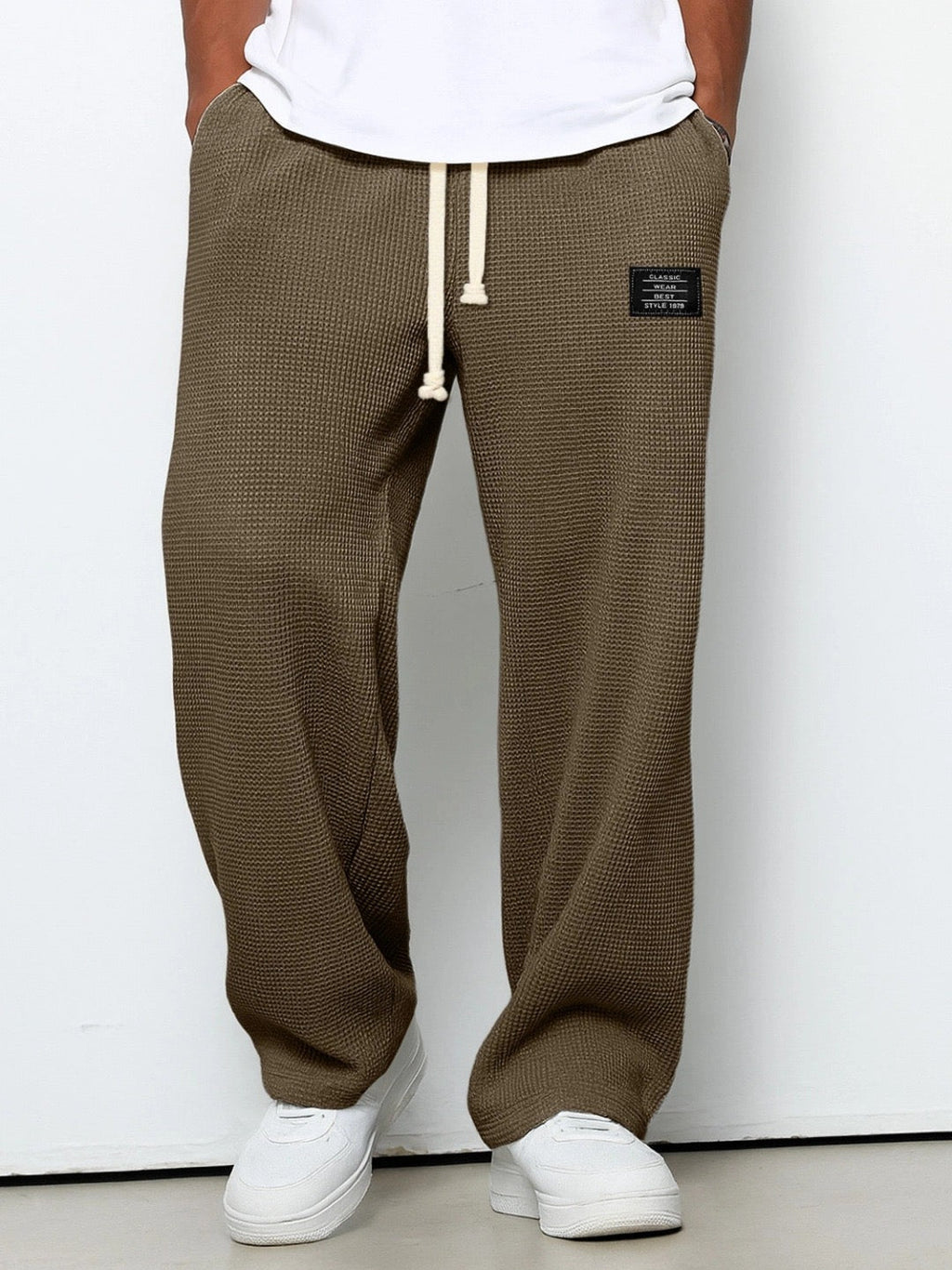 Men's Tailored Trousers | High-Waisted Wide-Leg Summer