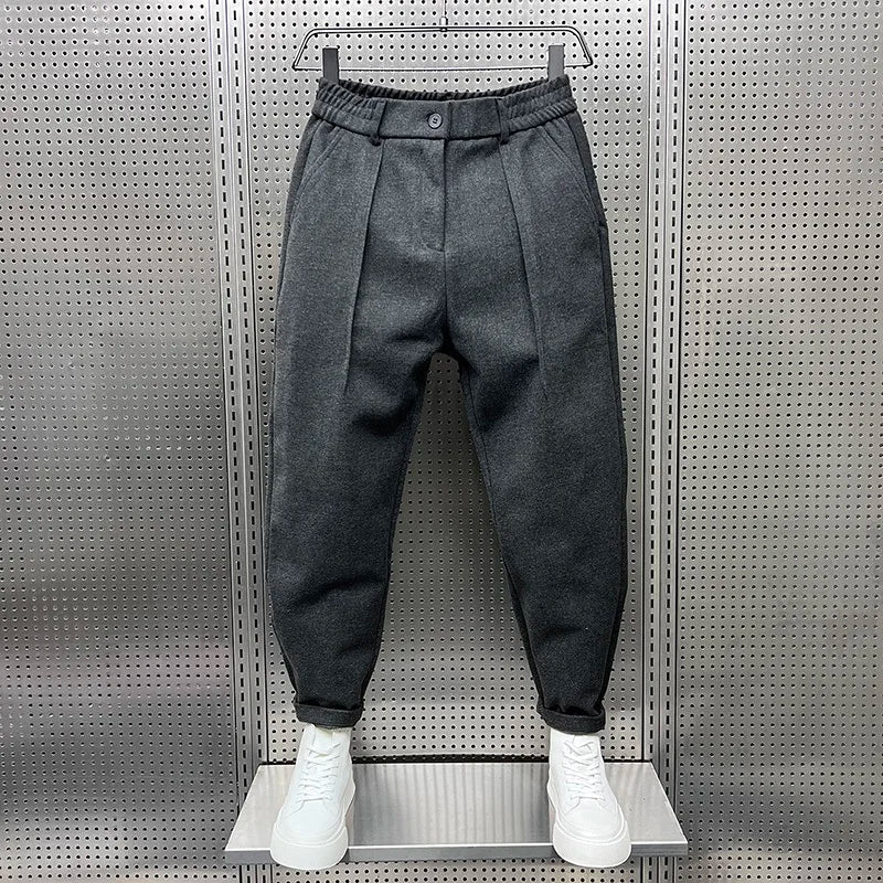 Men's Tailored Trousers | High-Waisted Wide-Leg Summer