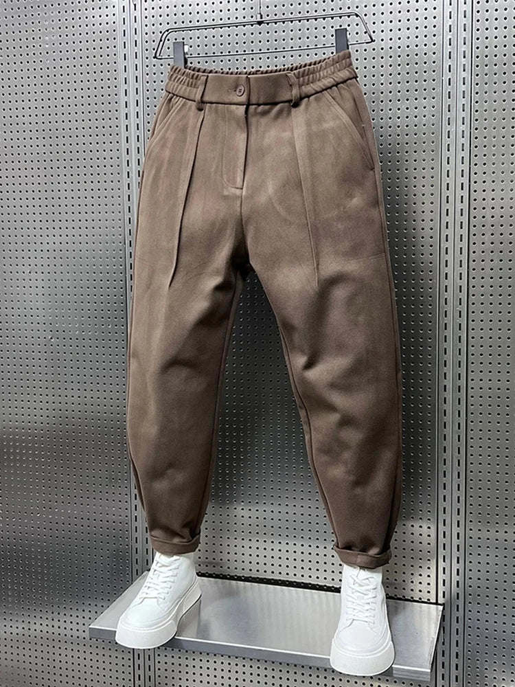 Men's Tailored Trousers | High-Waisted Wide-Leg Summer