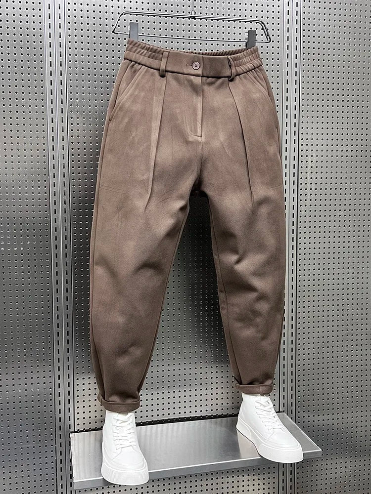 Men's Tailored Trousers | High-Waisted Wide-Leg Summer
