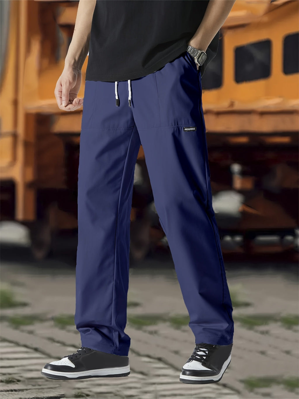 Men's Tailored Trousers | High-Waisted Wide-Leg Summer