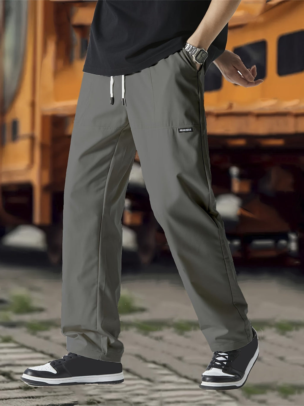 Men's Tailored Trousers | High-Waisted Wide-Leg Summer