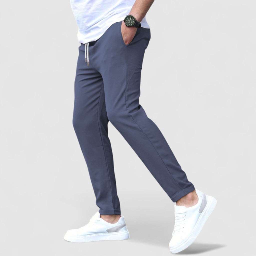 Men's Tailored Trousers | High-Waisted Wide-Leg Summer