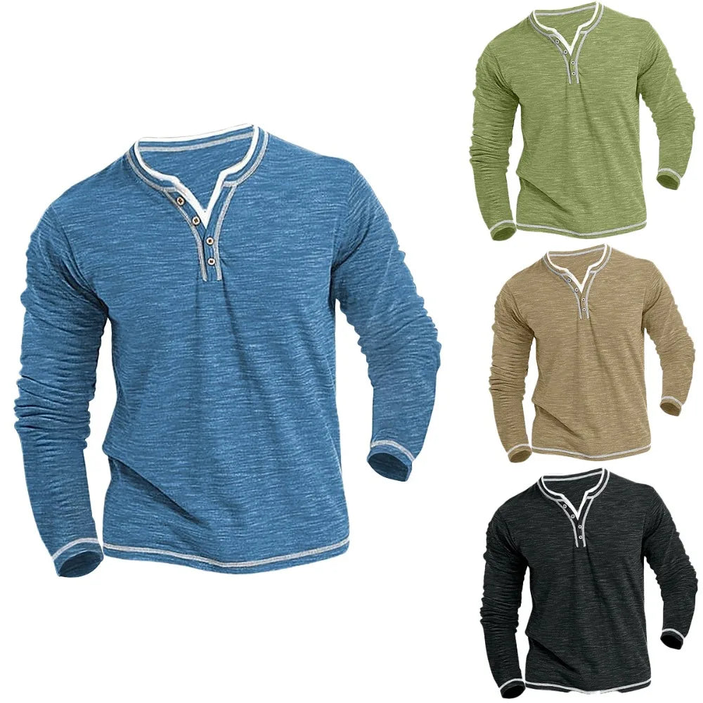 Men's V-Neck Tee | Short-Sleeve Summer Casual