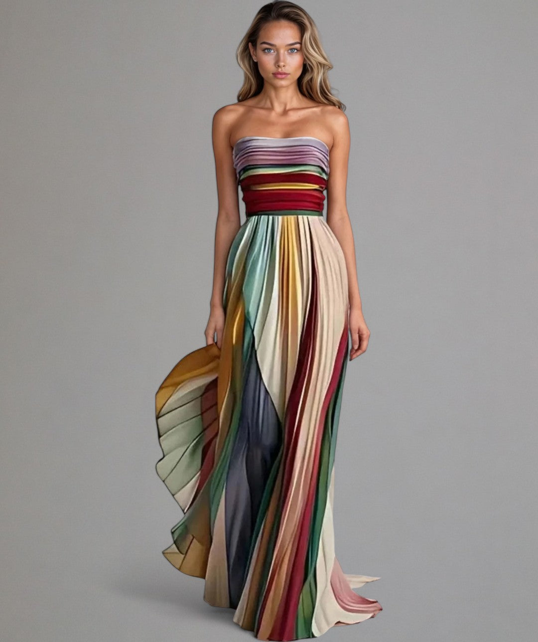 Women's Beach Dress | Sleeveless Ankle-length