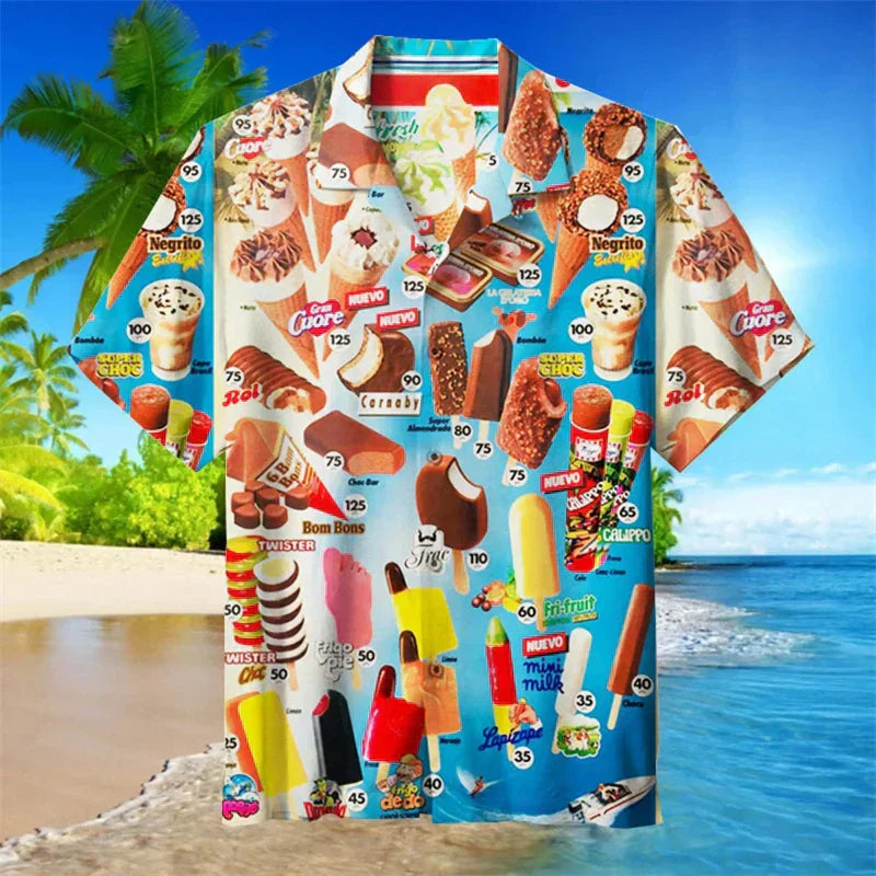 Women's Beach Shirt | Printed Short-Sleeve Coastal