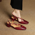 Women's Block Heel Sandals | Leather Dressed-Up