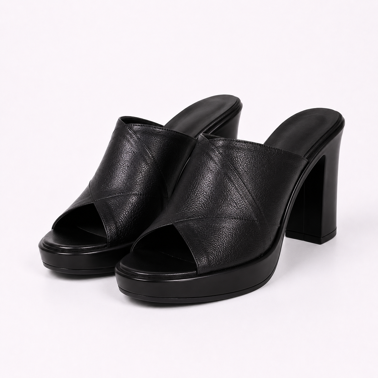 Women's Block Heel Sandals | Slip-On Slide