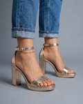 Women's Block Heels | Block-Heel Platform Strappy