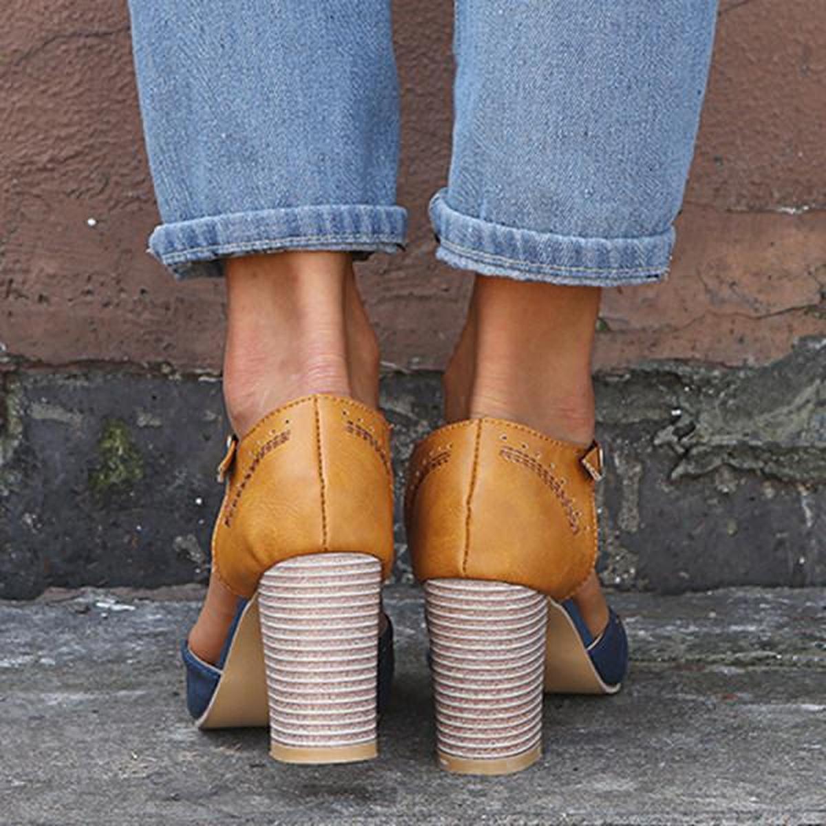 Women's Block Heels | Block-Heel Strappy Summer
