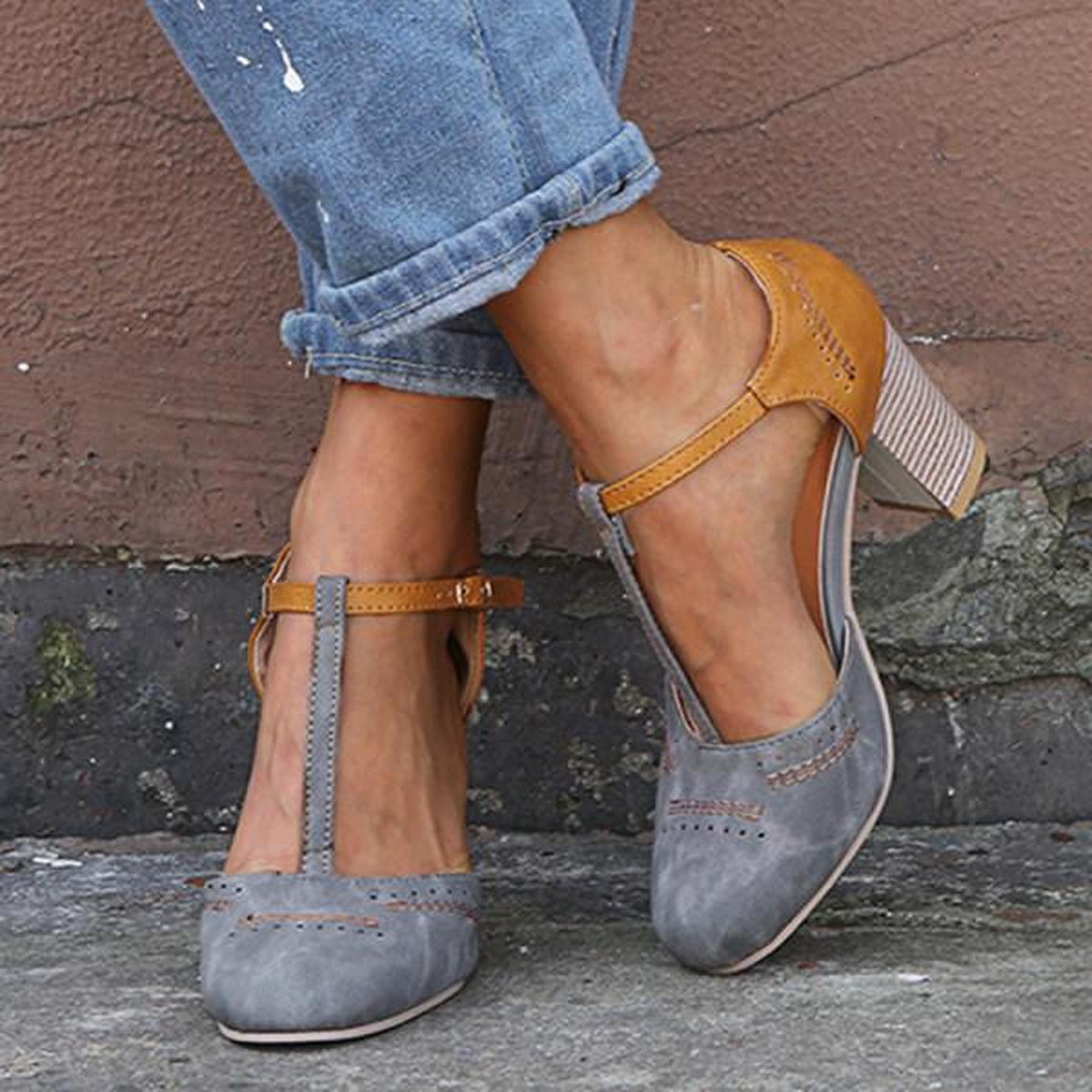 Women's Block Heels | Block-Heel Strappy Summer