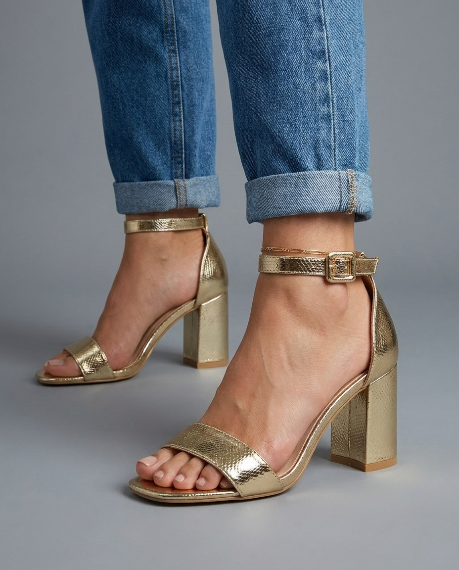 Women's Block Heels | Block-Heel Strappy Summer