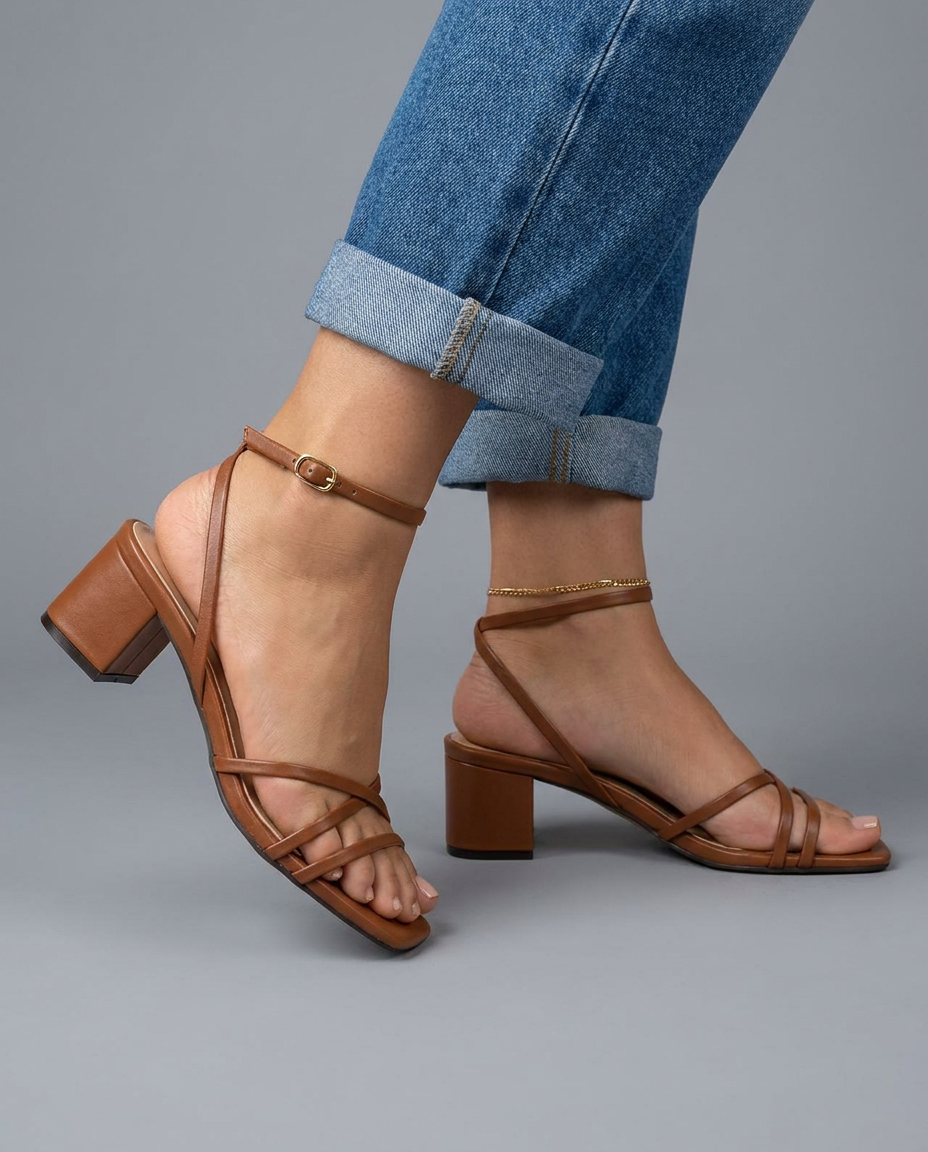 Women's Block Heels | Block-Heel Strappy Summer