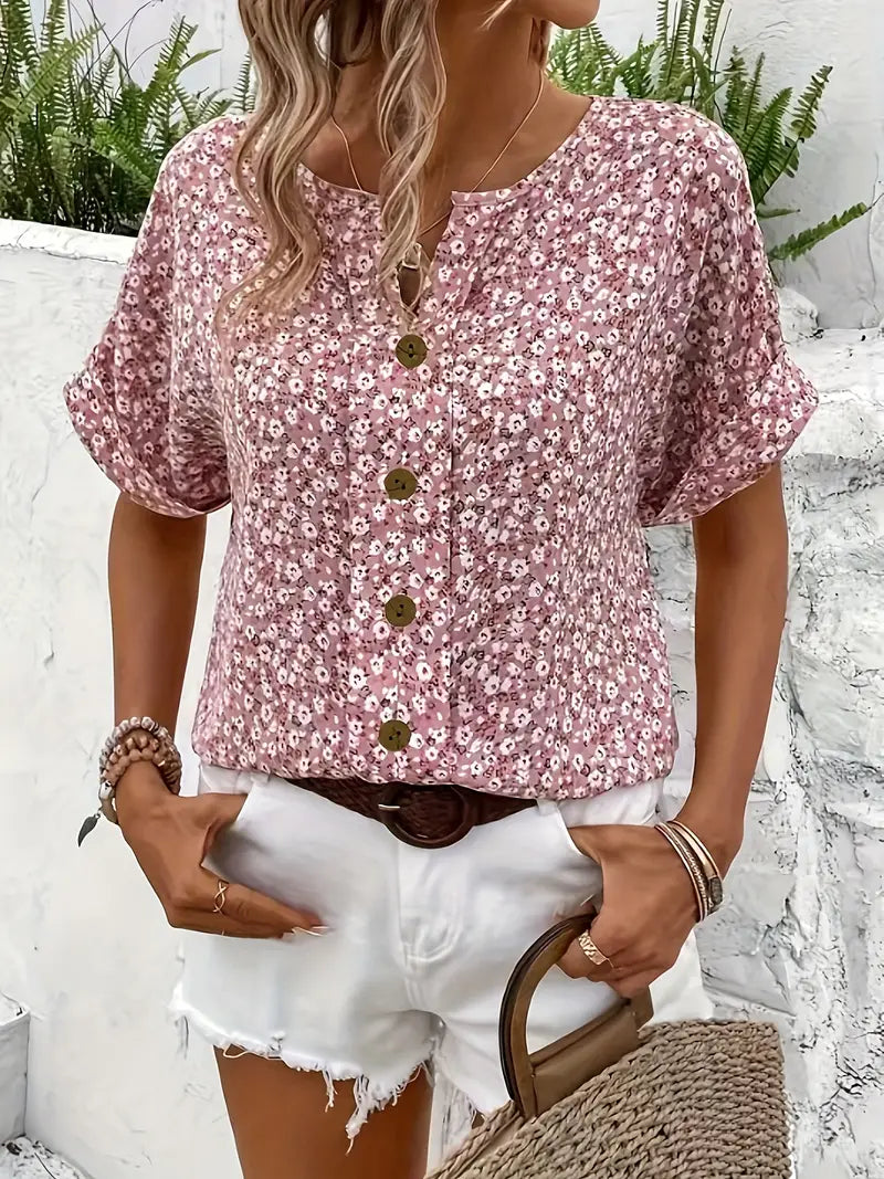 Women's Blouse | Floral Printed Summer