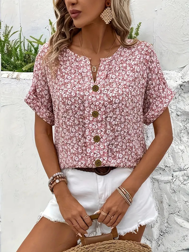 Women's Blouse | Floral Printed Summer