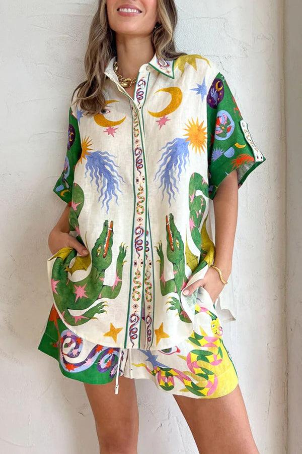 Women's Blouse | Printed Summer Casual