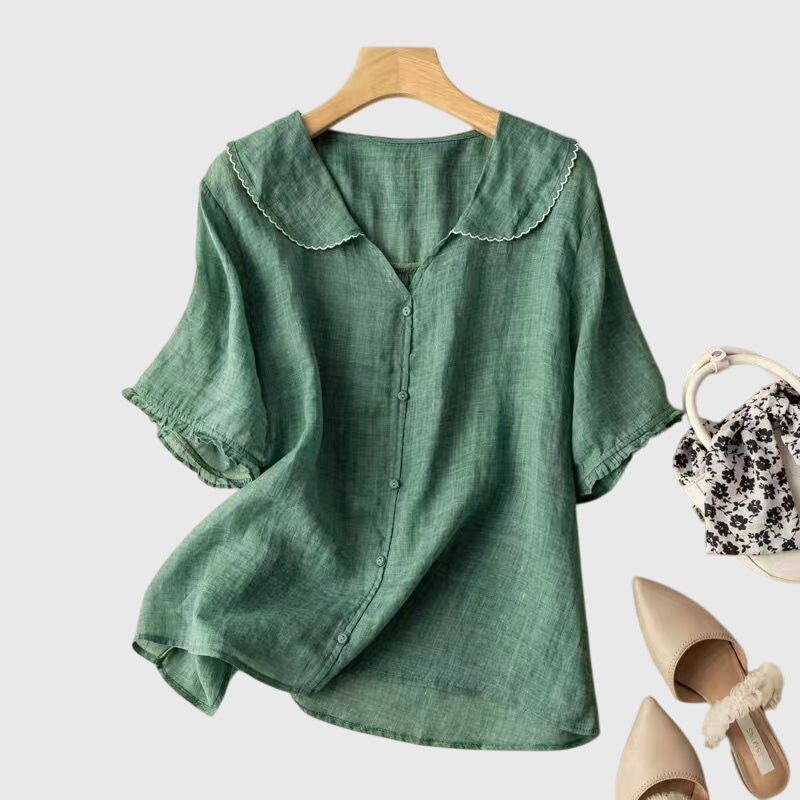 Women's Blouse | Short-Sleeve Summer Casual