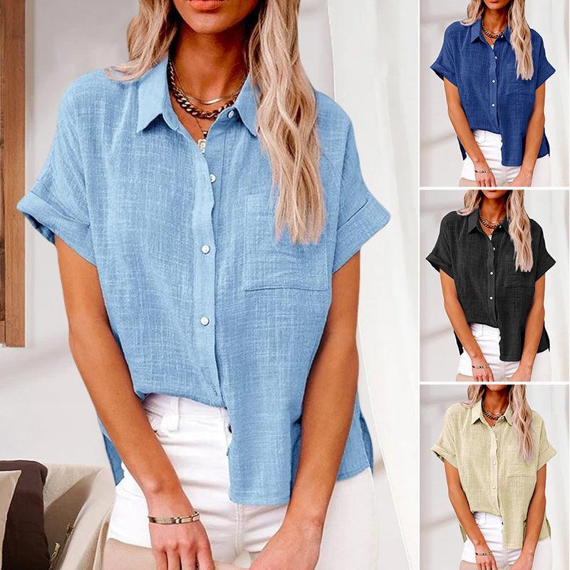 Women's Blouse | Short-Sleeve Summer Casual