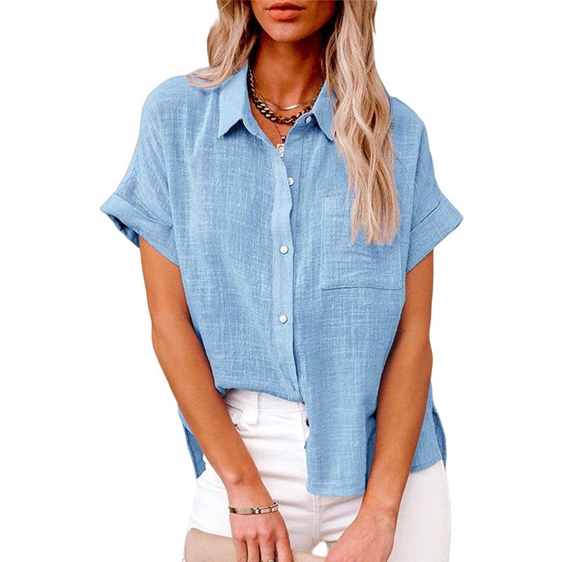 Women's Blouse | Short-Sleeve Summer Casual
