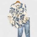 Women's Blouse | Tiered Floral Ruffled