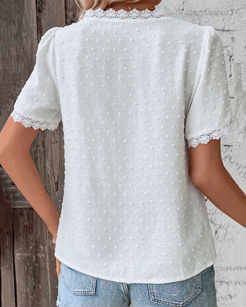 Women's Blouse | V-Neck Summer Casual