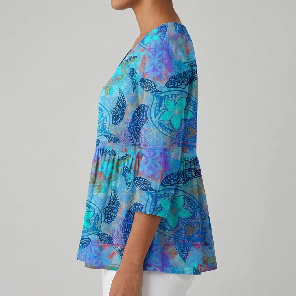 Women's Blouse | V-Neck Summer Casual