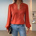 Women's Blouse | V-Neck Summer Casual
