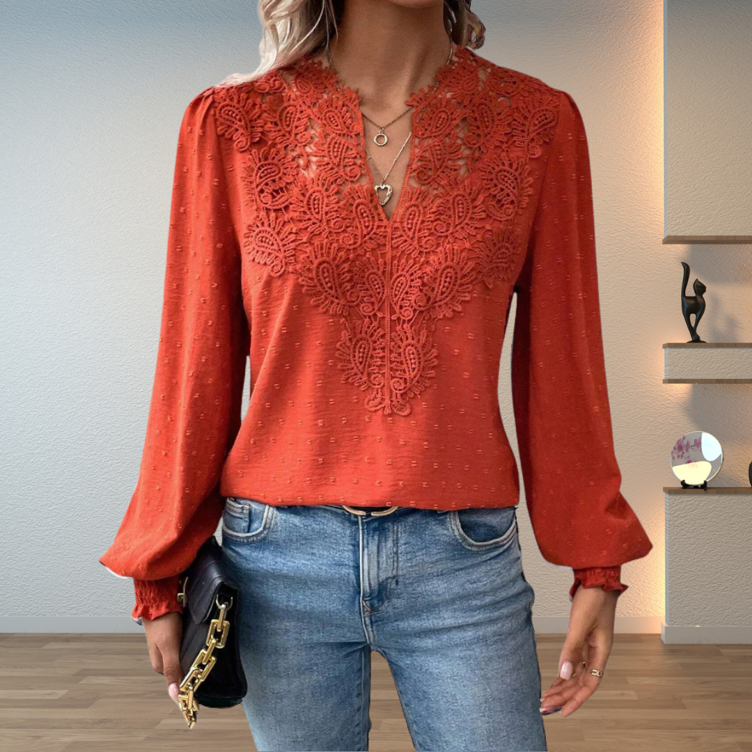 Women's Blouse | V-Neck Summer Casual