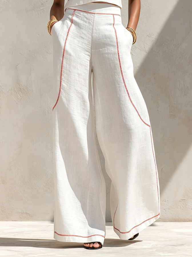 Women's Blouse | Wide-Leg Summer Casual