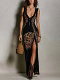 Women's Boho Dress | Printed V-Neck Summer