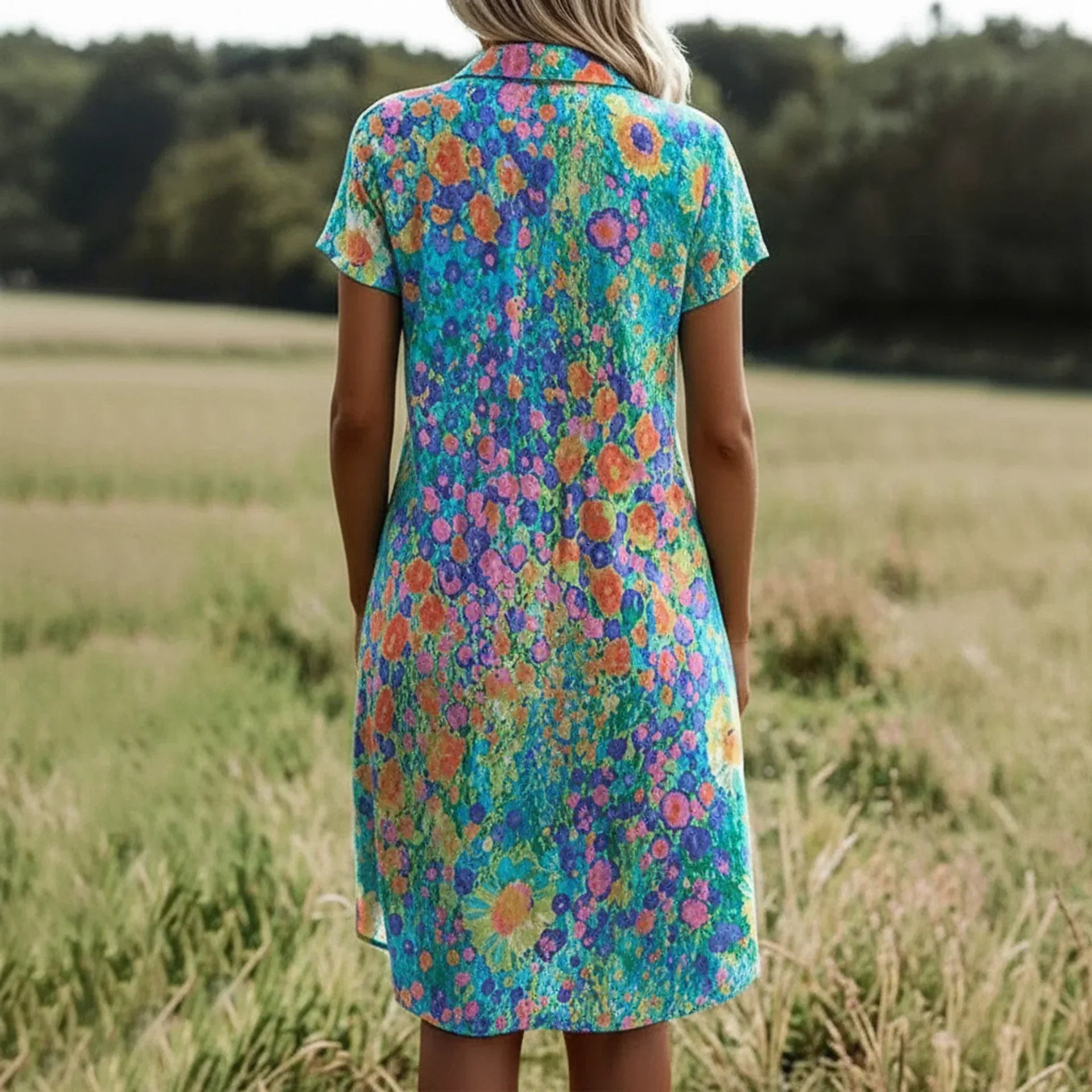 Women's Boho Dress | Summer Casual Flowy