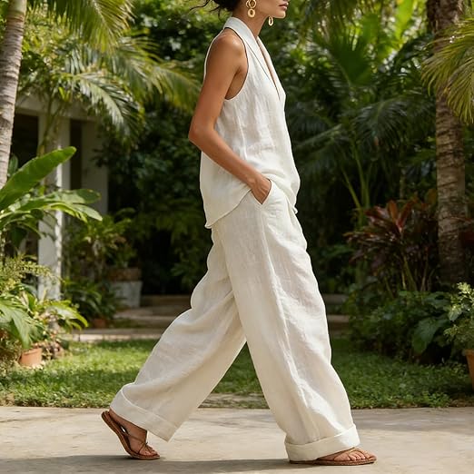 Women's Cami Top | Wide-Leg Longline